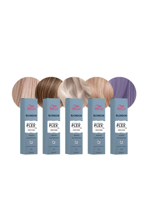 Крем-тонер для експрес-сервісів тонування блонду Wella Professionals BlondorPlex Cream Toner 60 мл