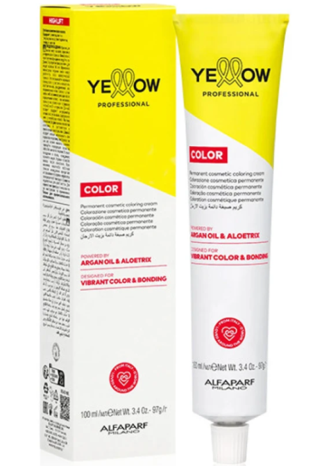Фарба для волосся стійка Yellow Permanent Cosmetic Coloring Cream 100 мл