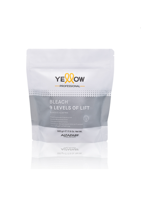 Порошок для знебарвлення волосся до 9 тонів Yellow Bleach 9 Levels of Lift 500 гр