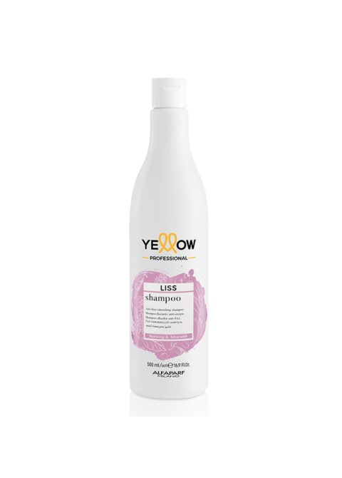 Шампунь для випрямлення волосся з кератином Yellow Liss Keratin-HT and Amaranth Shampoo 500 мл