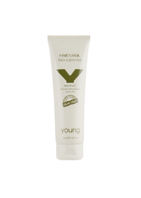 Кислотна маска Post Color Young Hair Mask Black and Green Tea