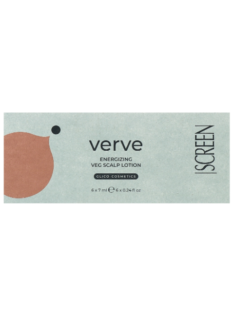 Ампули для профілактики випадіння волосся Screen Purest Verve Energizing Veg Scalp Lotion 6 шт*7 мл
